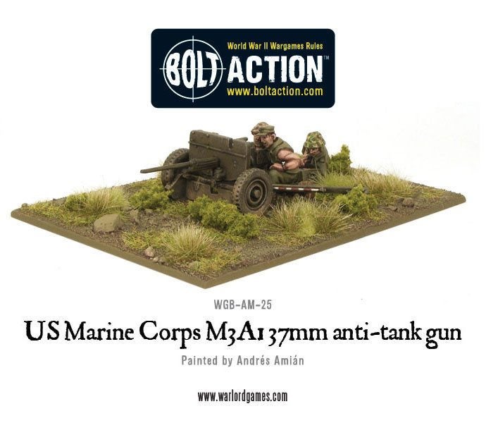 USMC M3A1 37mm anti-tank gun Carousel 1