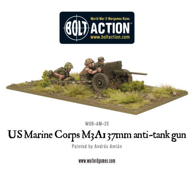 USMC M3A1 37mm anti-tank gun Carousel 2