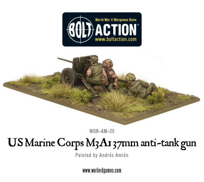 USMC M3A1 37mm anti-tank gun Carousel 4