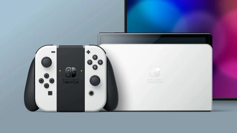 Nintendo Switch OLED model with Mario Kart 8 Deluxe + NSO 12 Months Bundle... Carousel 5