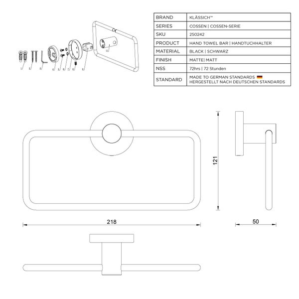 NEW TOWEL BAR RAIL Carousel 2