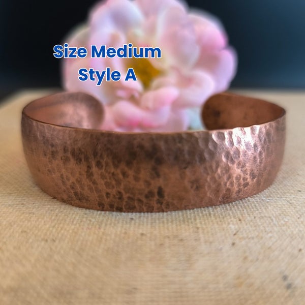 Handmade Wide Copper Bracelet Carousel 1