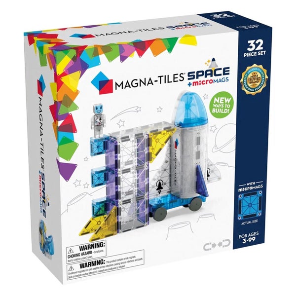 Magna Tiles Space + microMAGS Set, 32 Piece Carousel 1