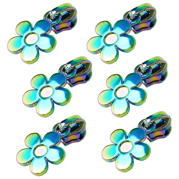5pcs Zipper Pull Slider Alloy Zips Puller Replacement Bag Clothing Repair DIY Carousel 19