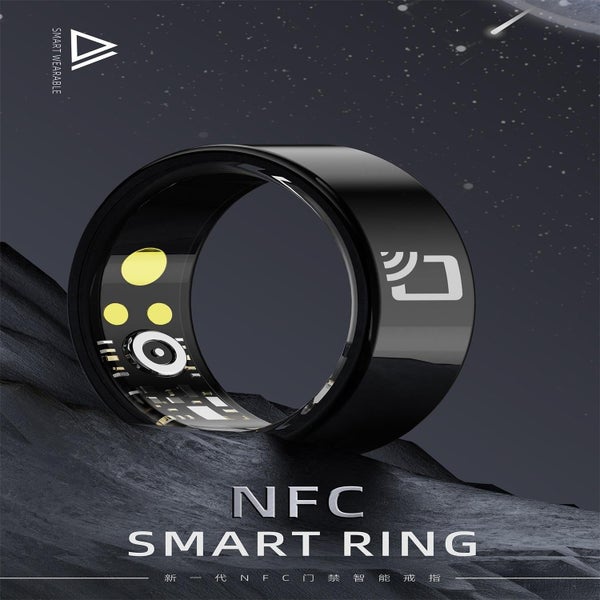 R20 Size 11 Smart Ring Supports Heart Rate / Blood Oxygen / Sleep Monitoring ... Carousel 2