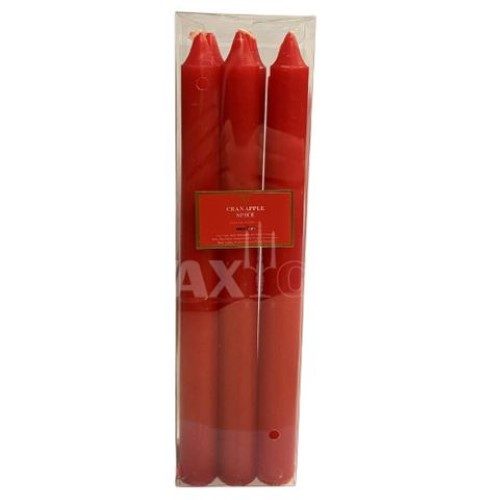 Waxglo Scented Candle - 250mm W-SCENTED TAPER -CRANAPPLE SPICE ( Carousel 1