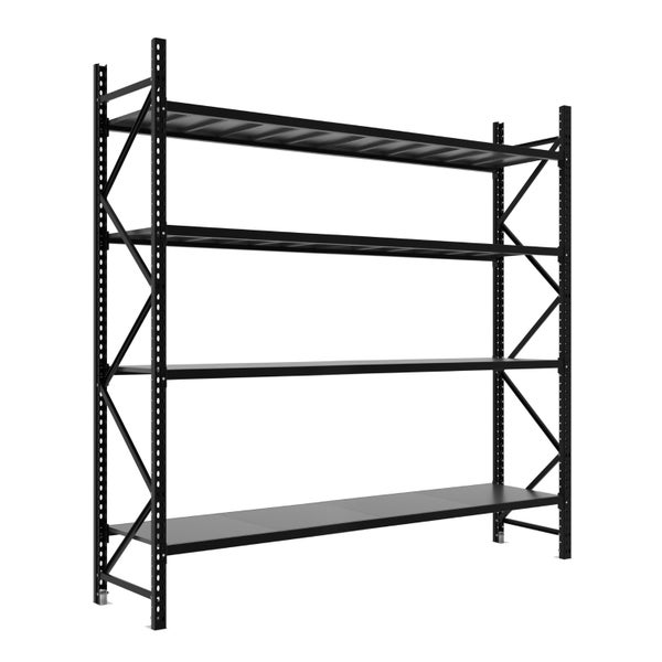2.5M Tall Single Bay Commercial Shelving 2510L X 2500H X 600D Carousel 1