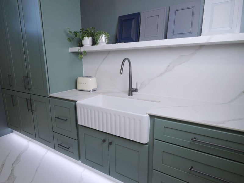 Shaker style kitchen - Kitchen Cabinet,bench top design and installation Carousel 1