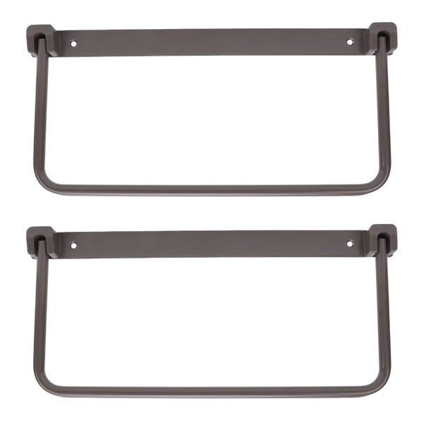 aluminum shoe shelf 2 Sets Foldable Shoe Rack Aluminum Wall Mounted Shoe Carousel 1