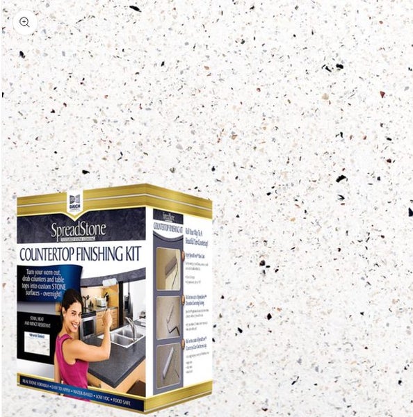 Benchtop Refurbishment - Spreadstone White Carousel 2