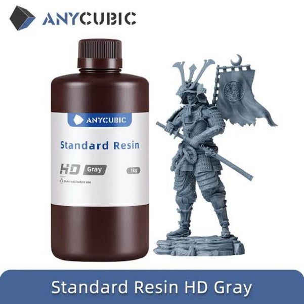 Afterpay available: Anycubic HD Resin Grey 1kg Carousel 1