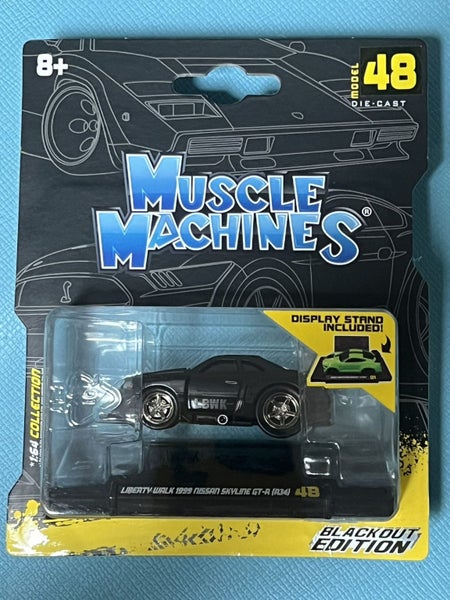 Muscle Machines ~ Liberty Walk 1999 Nissan Skyline GT-R (R34) *Brand New* Carousel 1