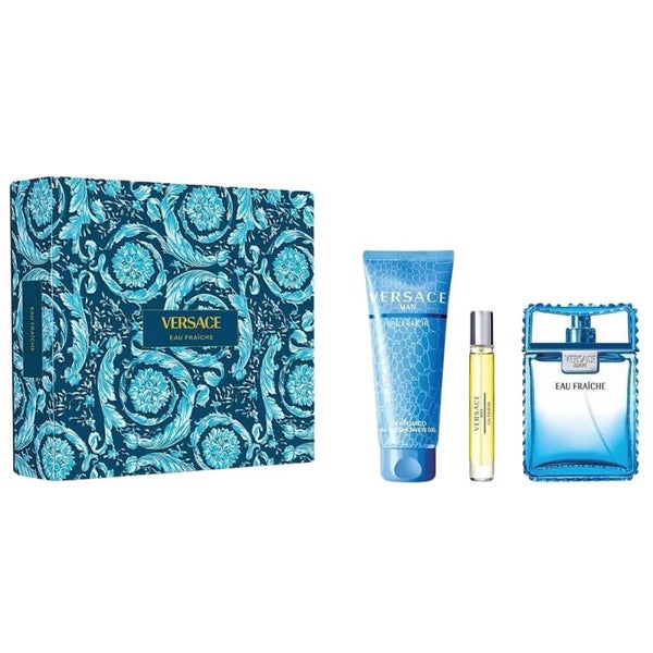 Versace Man Eau Fraiche EDT 100ml 3PC Gift Set for Men Carousel 1