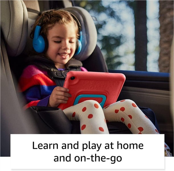Amazon Fire 7 Kids 2024 - Purple 16 gig Age 3+ Carousel 2