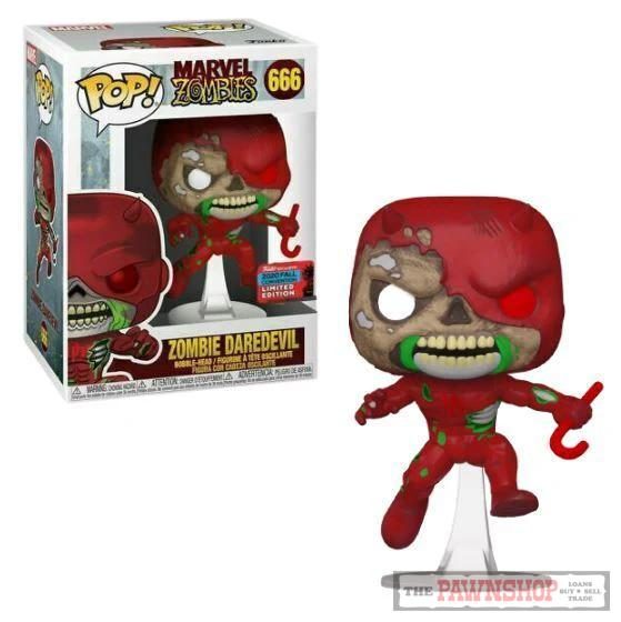 Funko Pop! Marvel Zombies Daredevil Fall Convention 2020 666 Carousel 1