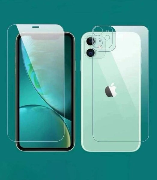 iPhone 15 full screen, Lens and back protection - 3 pcs Carousel 1