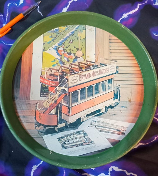 VINTAGE BRYANT & MAYS DRINKS TRAY Carousel 1