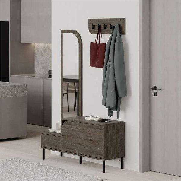 Atayurt DARK BROWN COAT HOOKS Carousel 2