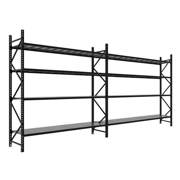 2.5M Tall Double Bay Commercial Shelving 4965L X 2500H X 600D Carousel 1