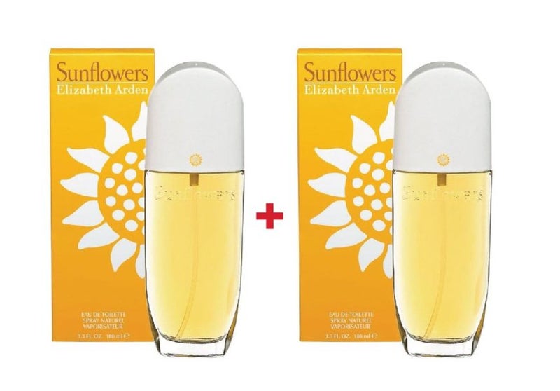 Sunflowers By Elizabeth Arden 100ml EDT x 2 (Only $30.00)_®_ Carousel 1