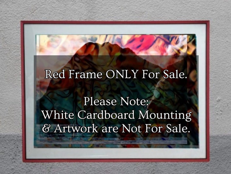 LARGE RED FRAME Carousel 1