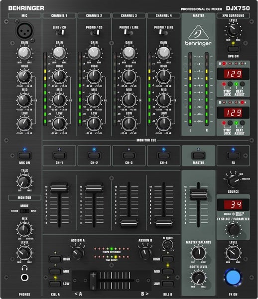 Behringer Mixer DJ 5-Ch Carousel 1