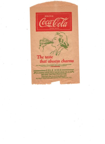 NO DRIP BOTTLE PROTECTOR FOR YOUR COCA-COLA BOTTLE Carousel 1
