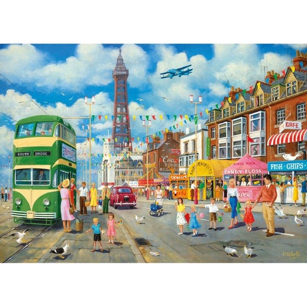 Jigsaw Puzzle - GIBSONS BLACKPOOL PROMENADE (1000PC) Carousel 2