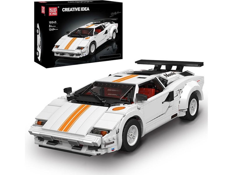 Super Sports Car Building Blocks Kit, MOC Racing Car Model Replica Building Set Carousel 1