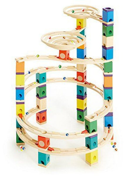 Hape Quadrilla Wooden Marble Run Set: The Cyclone Carousel 1