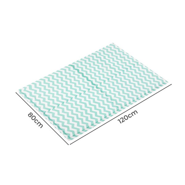 Pawz Pet Cooling Mat Dog Cat Gel Non-Toxic Bed Puppy Self-cool Summer Ice Pad XL Carousel 10