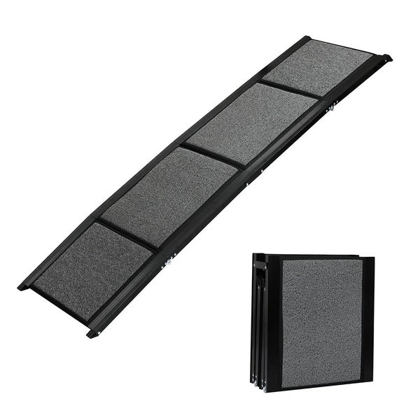 Pawz Dog Ramp For Car SUV Pet Dog Stairs Steps Ladder Travel Foldable Portable Carousel 1