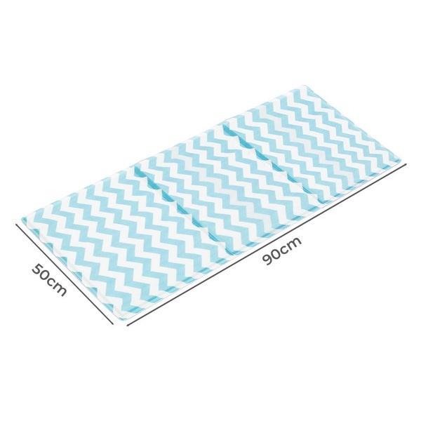 Pawz Pet Cooling Mat Dog Cat Gel Non-Toxic Bed Puppy Self-cool Summer Ice Pad L Carousel 10