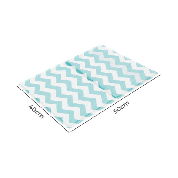 Pawz Pet Cooling Mat Dog Cat Gel Non-Toxic Bed Puppy Self-cool Summer Ice Pad S Carousel 10