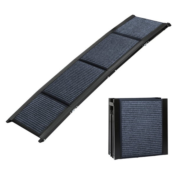 Pawz Dog Ramp For Car SUV Pet Dog Stairs Steps Ladder Travel Foldable Portable Carousel 1