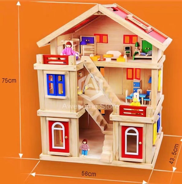 Three-Story Luxury Doll House Carousel 2