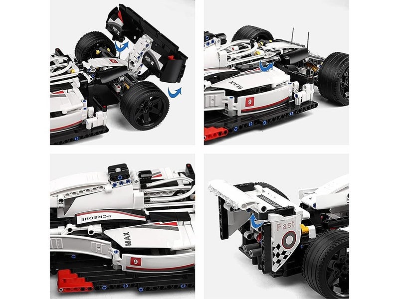 Mould King Technik Sports Car, Formula 1 Racing Car Building Blocks Kit Carousel 2