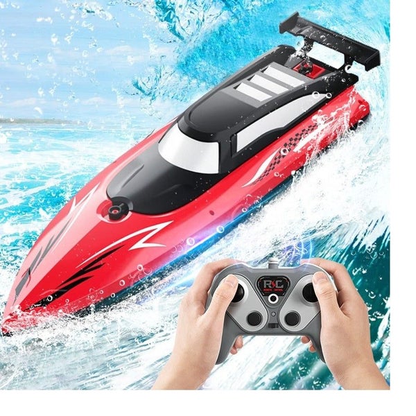 Cross-Border Electric Toy Charging 2.4G Control Boat Double Spiral Pulp High-... Carousel 2