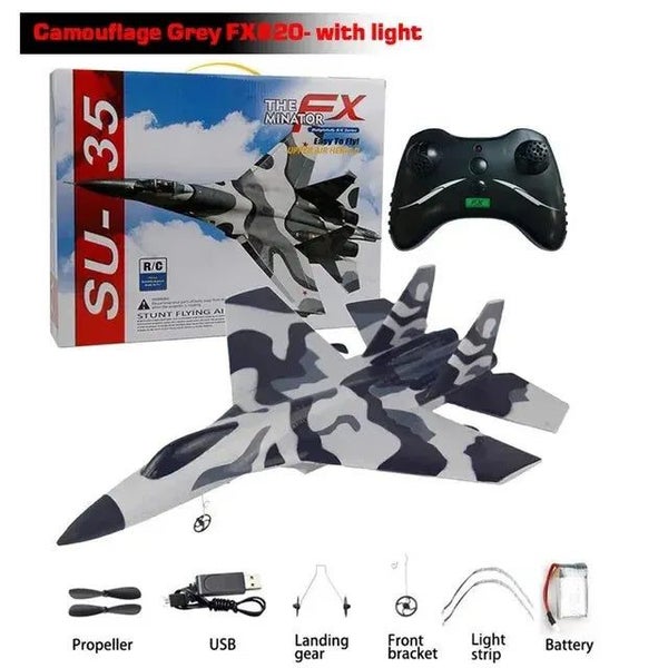 SU35 RC Plane FX620 FX820 2.4G Remote Control Flying Model Glider Airplane Wi... Carousel 1