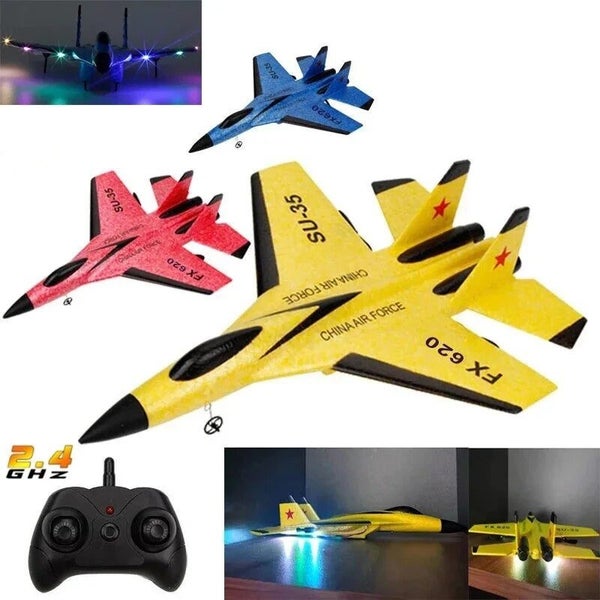 SU35 RC Plane FX620 FX820 2.4G Remote Control Flying Model Glider Airplane Wi... Carousel 2