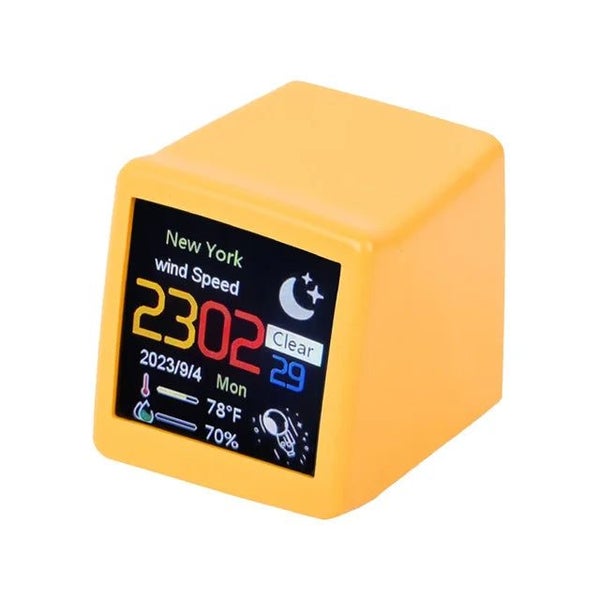 MINI Size Smart WIFI Weather Station Clock for Game . DIY Cute GInimations an... Carousel 1