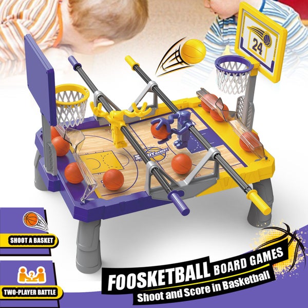 Sports Games Foosketball Foosball Basketball Table Top Board Shoot and Score Carousel 1