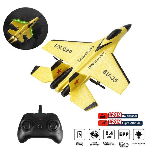 RC Aircraft SU-35 2.4G Radio Remote Control Fighter Plane Glider Airplane Foa... Carousel 2