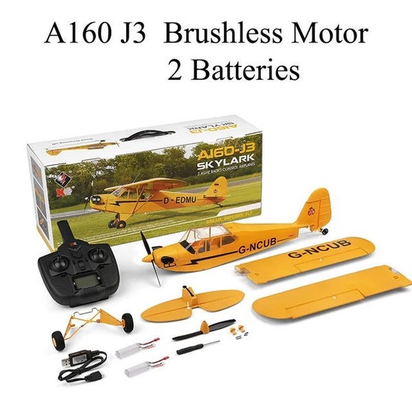 Hot Sale RC Plane RTF 2.4G Brushless Motor 3D/6G Remote Control Airplane Wlto... Carousel 1
