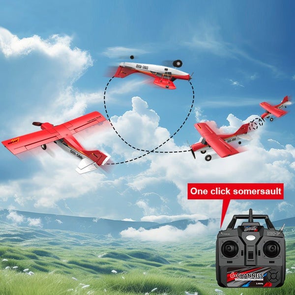Qidi560 Moore M7 Off-road RC Plane 4CH Brushless Remote Control Airplane Fixe... Carousel 7