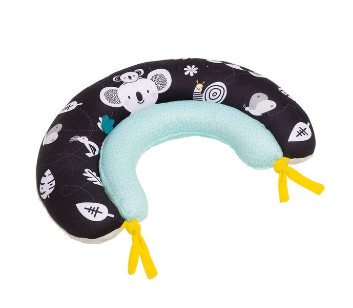 Taf Toys 2-in-1 Tummy Time U-Shape Pillow Baby Infant 0m+ Development Support Carousel 1