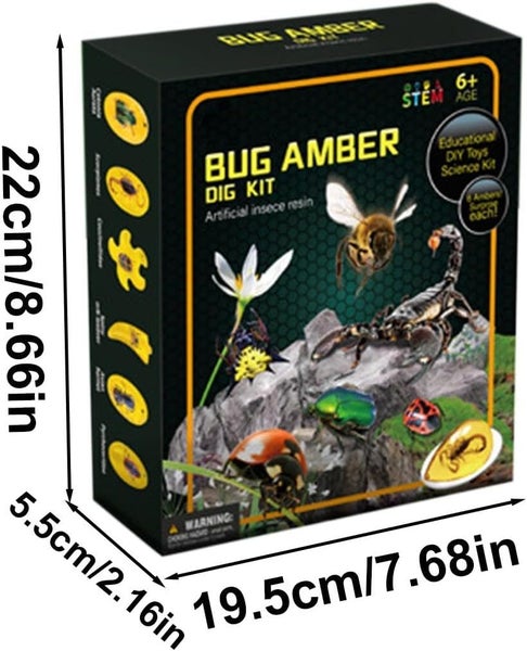 Amber Dig Kit-Artificial Insect Resin Carousel 2