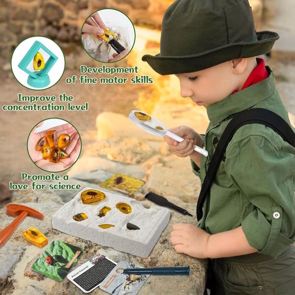 Amber Dig Kit-Artificial Insect Resin62973868395394113
