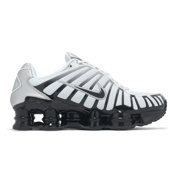 Nike Shox TL Black Metallic Silver Women Casual Shoes Sneakers HQ4049-001 Carousel 2