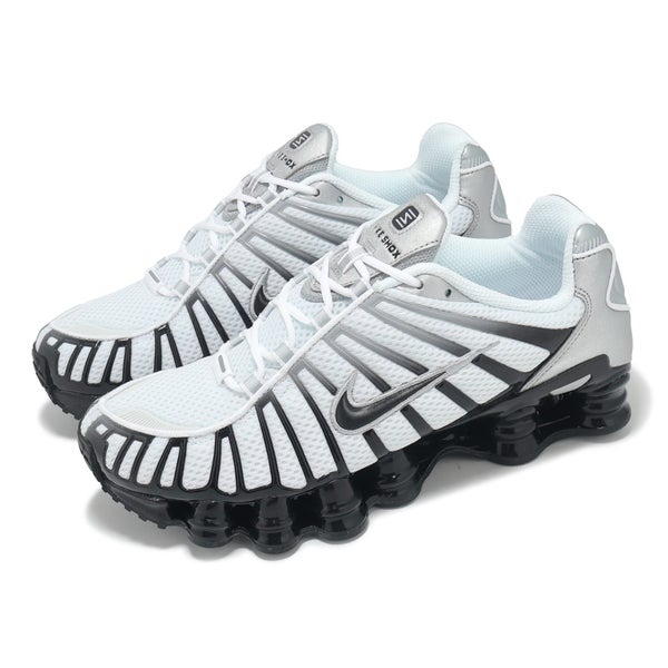 Nike Shox TL Black Metallic Silver Women Casual Shoes Sneakers HQ4049-001 Carousel 16